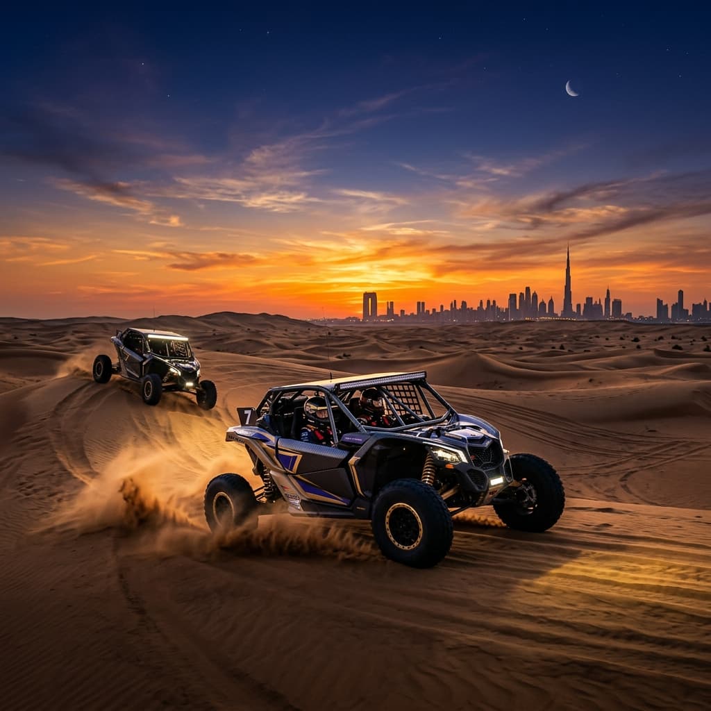 Гонки на суперкарах и багги — VIP отдых и мероприятия в Дубае